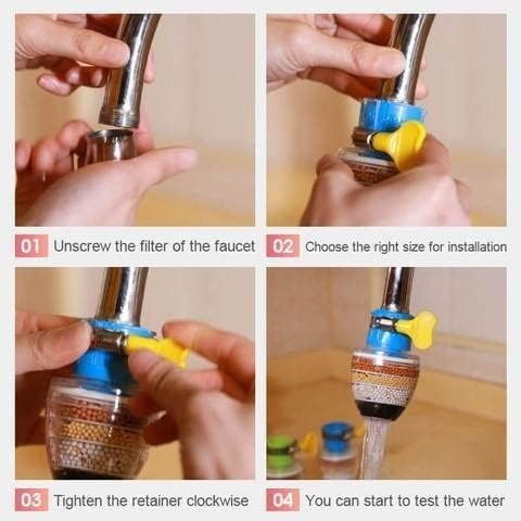6 Layers Water Purifier Filter Faucet